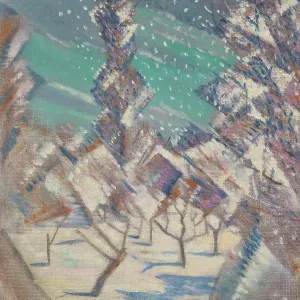 The Four Seasons: Winter, c1918. Creator: Nevinson, Christopher Richard Wynne (1889-1946) The Four Seasons: Winter, c1918. Creator: Nevinson, Christopher Richard Wynne (1889-1946)