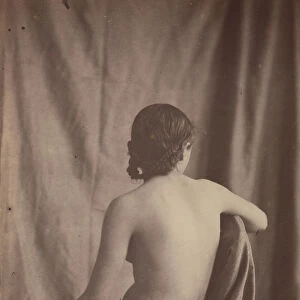 [Seated Female Nude], 1853-54. Creator: Eugene Durieu