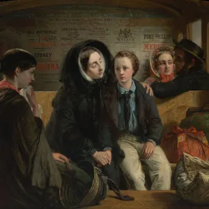 Second Class. The parting, 1854. Artist: Solomon, Abraham (1824-1862)