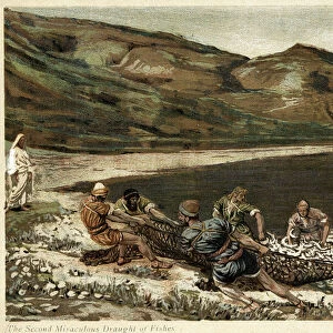 The second miraculous draught of fishes, c1890