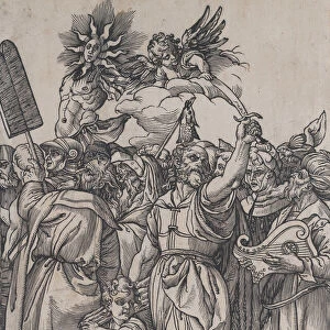 Section B: Isaac, Noah and other figures, from The Triumph of Christ, 1836