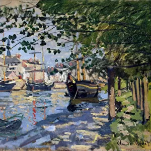 Seine at Rouen, 1872. Artist: Claude Monet