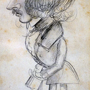 Self Portrait, 1838. Artist: Alfred de Musset