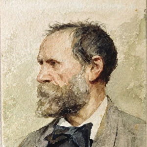 Self-Portrait, 1891. Creator: Anker, Albert (1831-1910)