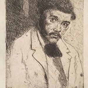 Self-Portrait, 1900. Creator: Abraham Walkowitz