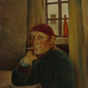 Self-Portrait, 1933. Creator: Lampi, Vilho (1898-1936)