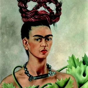 Self-Portrait with Braid, 1941. Creator: Frida Kahlo