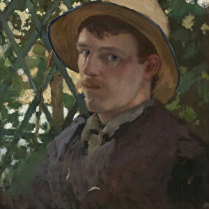 Self-Portrait at Montigny, 1876. Creator: Will H. Low