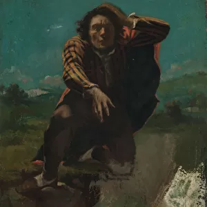Self-Portrait (The Man Made Mad by Fear). Artist: Courbet, Gustave (1819-1877)