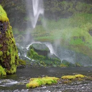 Seljalandfoss Falls B, Iceland. Creator: Tom Artin