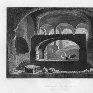 A sepulchre at Seleucia, Mesopotamia (Iraq / Iran), 1841. Artist: T Dixon