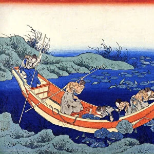 From the series Hundred Poems by One Hundred Poets: Fumiya no Asayasu, c1830. Artist: Hokusai