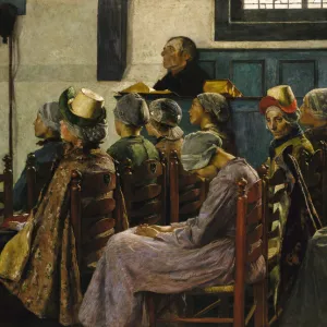 The Sermon, 1886. Creator: Gari Melchers