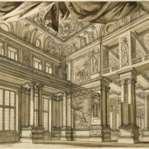 Set design for the Opera Scipione (Scipio) by George Frideric Handel, 18th century