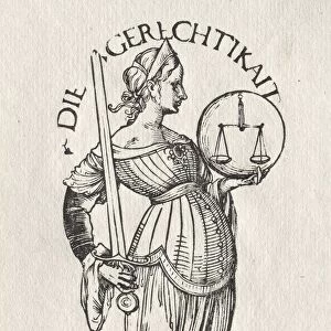 The Seven Virtues: Justice. Creator: Hans Burgkmair (German, 1473-1531)