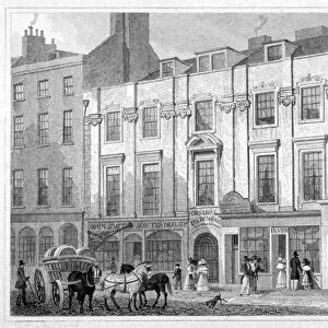 Shaftesbury House, Aldersgate Street, City of London, 1830. Artist