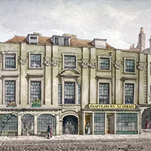 Shaftesbury House, Aldersgate Street, London, 1819. Artist: Robert Blemmell Schnebbelie
