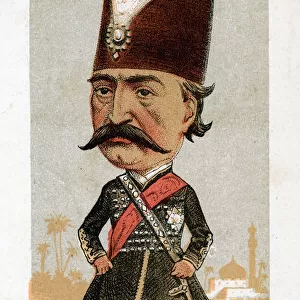 The Shah of Persia, 19th century. Artist: Faustin