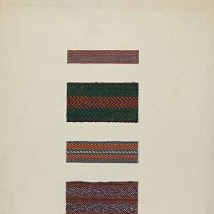 Shaker Rug Bindings, 1935 / 1942. Creator: Ingrid Selmer-Larsen