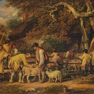 Sheep Shearing, 1828, (1938). Artist: James Ward