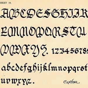 Sheet 14, from a portfolio of alphabets, 1929