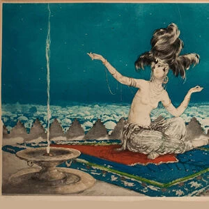 Sheherazade, ca 1927. Creator: Icart, Louis Justin Laurent (1888-1950)