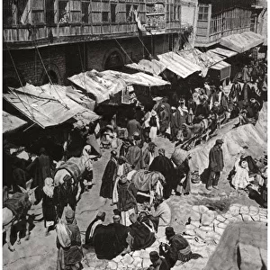 The Sheikh Gazal Market in Ashar, Basra, Iraq, 1925. Artist: A Kerim