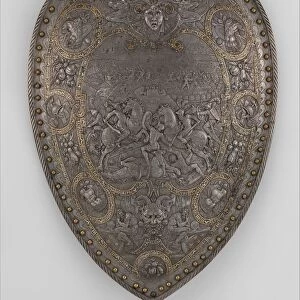 Shield of Henry II of France (reigned 1547-59), French, ca. 1555. Creator: Unknown