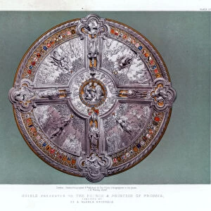 Shield Presented to the Prince and Princess of Prussia. 19th century. Artist: John Burley Waring