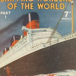 Shipping Wonders of the World Part I advertisement, 1935 Shipping Wonders of the World Part I advertisement, 1935