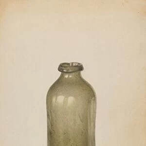 Shoe Blacking Bottle, c. 1939. Creator: Van Silvay