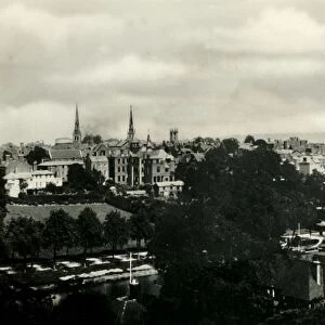 Shrewsbury from the Schools, c1920s. Creator: Unknown