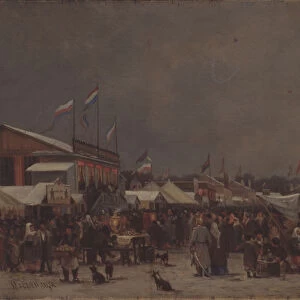 Shrovetide. Artist: Vereshchagin, Pyotr Petrovich (1836-1886)