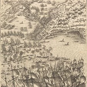 The Siege of La Rochelle [plate 11 of 16; set comprises 1952. 8. 97-112], 1628 / 1631