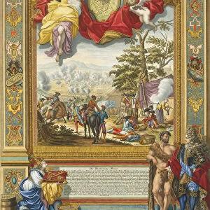 Siege of Mons by the Allied Troops in 1709, Early 18th cen Artist: Corvinus, Johann August (1683-1738)