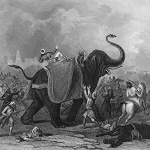 The Siege of Mooltan (Multan), India, 1849 (c1857). Artist: J Rogers