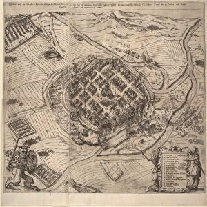 The Siege of Pilsen by Ernst von Mansfeld on 21 November 1618, c1620