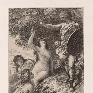 Siegfried and the Daughters of the Rhine, c. 1880. Creator: Henri Fantin-Latour (French