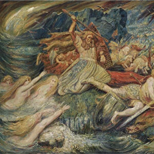 Siegfrieds Death, 1899. Artist: De Groux, Henry (1867-1930)