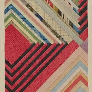 Silk Quilt, c. 1941. Creator: Elbert S. Mowery