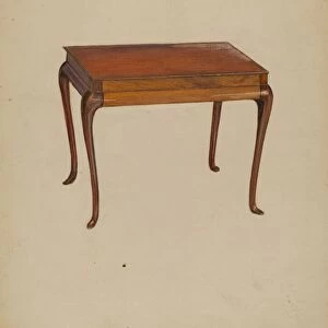Silver Table (Tea?), 1935 / 1942. Creator: Meyer Goldbaum