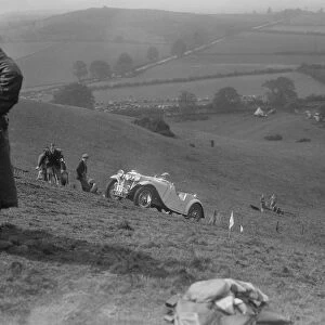 Singer 2-seater sports competing in the MG Car Club Rushmere Hillclimb, Shropshire, 1935