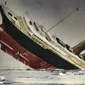 The sinking of the Lusitania, 7 May 1915
