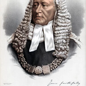 Sir Alexander James Edmund Cockburn, 12th Baronet, Lord Chief Justice of England, c1890. Artist: Cassell, Petter & Galpin