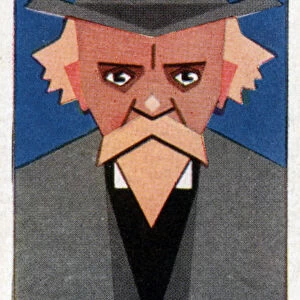 Sir Hall Caine, British novelist, 1926. Artist: Alick P F Ritchie