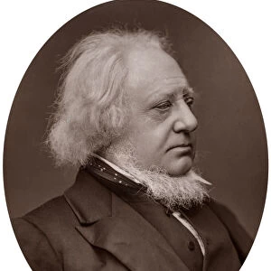 Sir Henry Cole, KCB, British designer, civil servant and writer, 1877. Artist: Lock & Whitfield