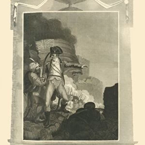 Sir Sidney Smith Defending the Breach at Acre, (1799), 1816. Creator: Unknown