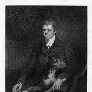 Sir Walter Scott, 1st Baronet, prolific Scottish historical novelist and poet, 1810. Artist: James Heath