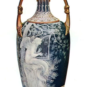The Siren, Minton Vase by Marc-Louis-Emmanuel Solon, 1904. Artist: Marc-Louis-Emmanuel Solon