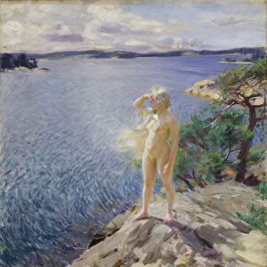 In the Skerries. Artist: Zorn, Anders Leonard (1860-1920)